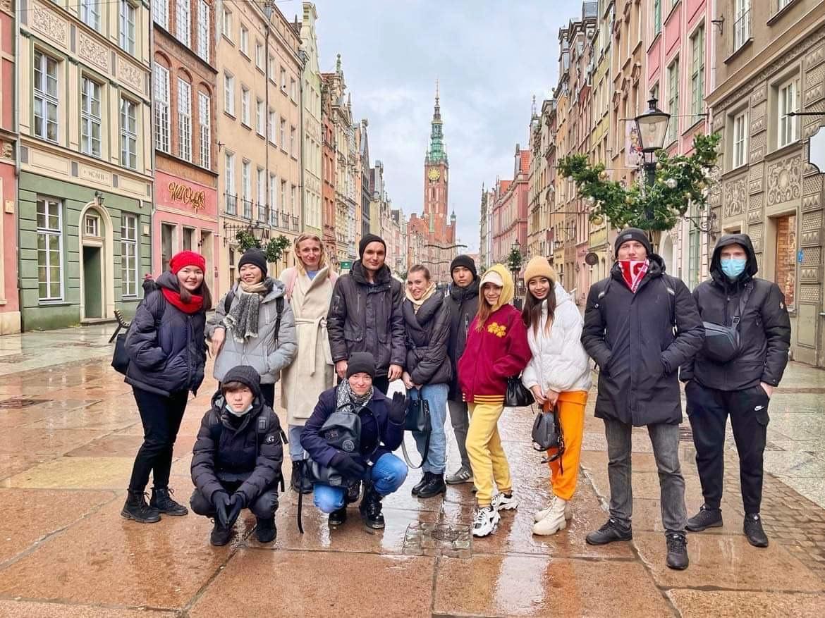 Wyjazd zagranicznych studentów do Malborka i Gdańska